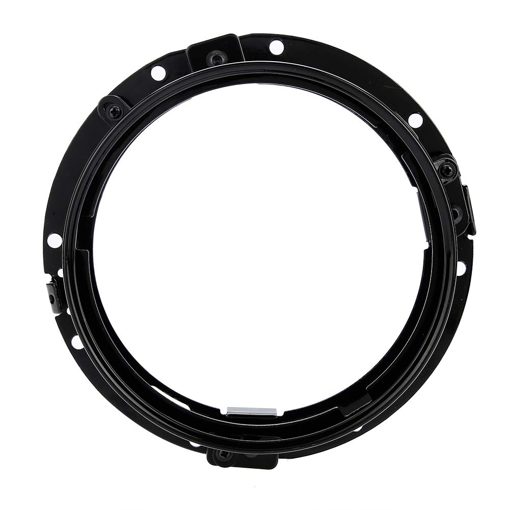 7-Zoll Auto Scheinwerfer Ring Halterung für Wrangler (schwarz) W8x241 von Qiilu