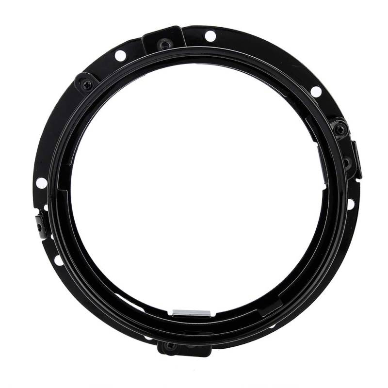 7-Zoll Auto Scheinwerfer Ring Halterung für (schwarz) W8x241 von Qiilu