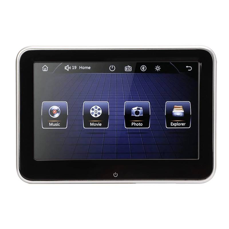 8-Zoll-IPS-Touchscreen-Auto-Kopfstützenmonitor MP5-Player Rücksitz-Entertainment-System DC 12V von Qiilu