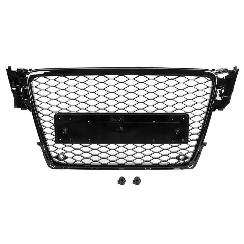 Auto Kühlergrill, RS4 Style Kühlergrill Sport Mesh Hood Grill Fit für A4/S4 B8 2009-2012 von Qiilu