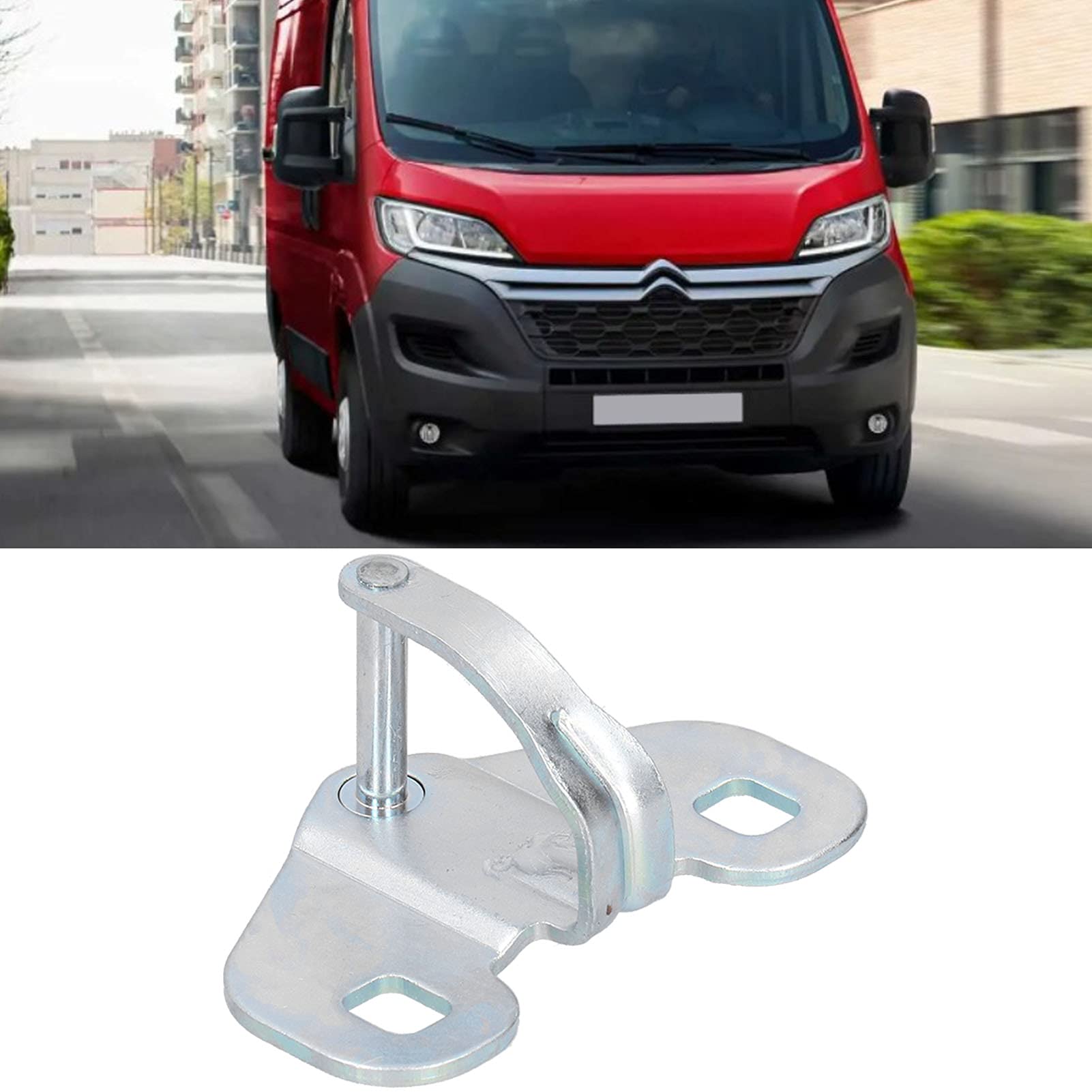 Autotür-Bodenstürmer, Metalltür-Bodenstürmer Catch Bottom Rear Door Catch 1345736080 Ersatz für Ducato 2006-2014 von Qiilu