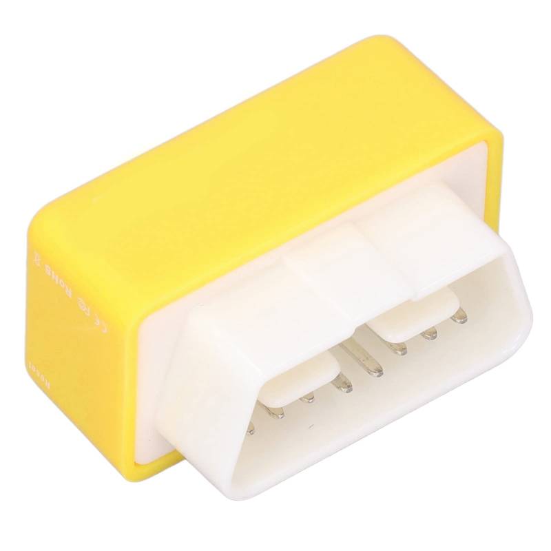 ECO-OBD2-Plug-Drive-Chip-Tuning-Box für Autos nach 1996 – Kraftstoffsparender Chip mit Energieeinsparung, Reduziert Kraftstoffverbrauch und Importe (YELLOW) von Qiilu