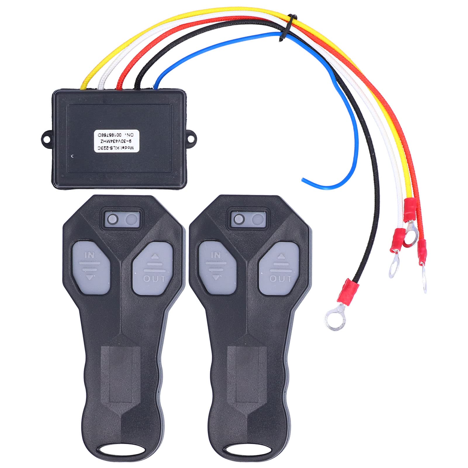 Kabellose Seilwinden-Fernbedienung, 2 Stück, 12 V, Elektrischer Ersatz für Jeep, ATV, LKW, Universal von Qiilu