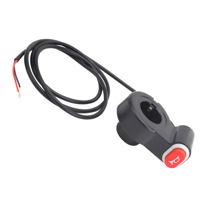 Motorrad-Lenkerschalter Hupe Power Start-Taste Universal für 22 Mm 0,9 Zoll Lenker-Powersport-Schalter von Qiilu