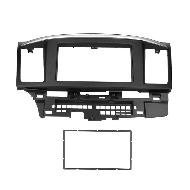 Qiilu 2DIN Dash Kit Auto DVD Navigation Stereo Umrüstung Fascia Fit für für Lancer/Galant Fortis/PROTON Inspira I8m717 von Qiilu