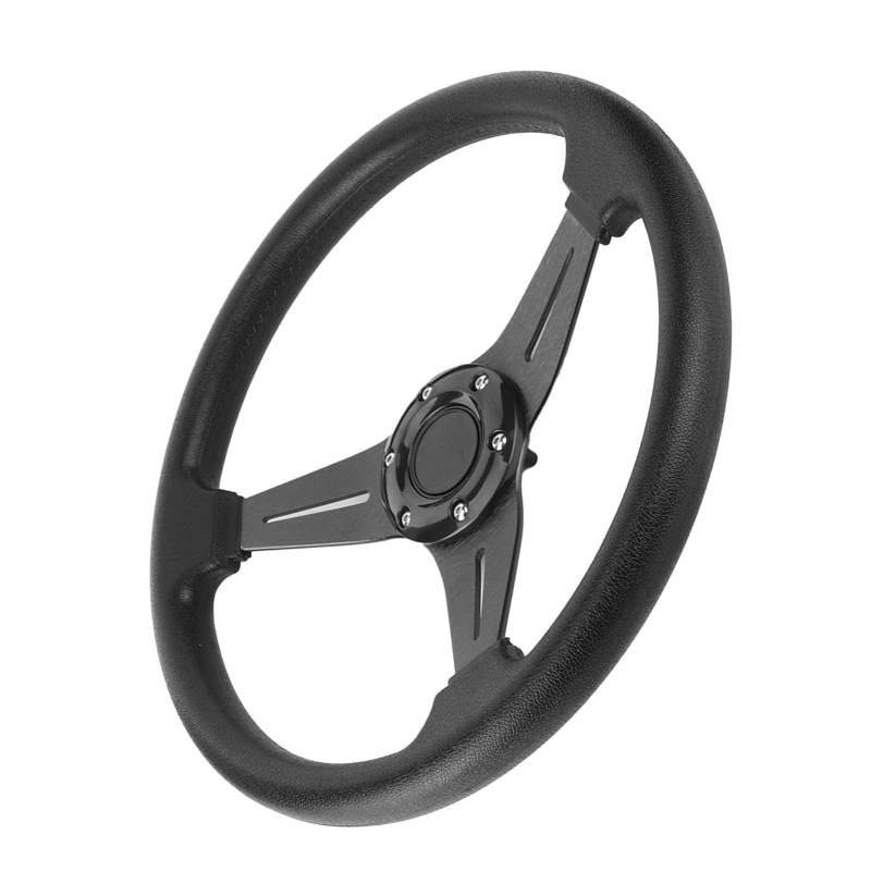 Qiilu 350mm / 14in Drifting Lenkrad Universal Racing Lenkrad Auto Sport Lenkrad Ersatz Modifiziertes Zubehör von Qiilu