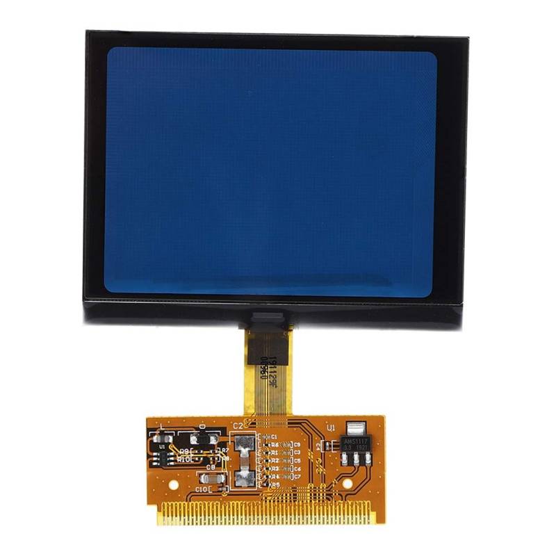 Qiilu Auto-Monitor-Bildschirm, hochauflösender Auto-LCD-Bildschirm für VDO-Monitor 8L0920931F Display Passend für von Qiilu