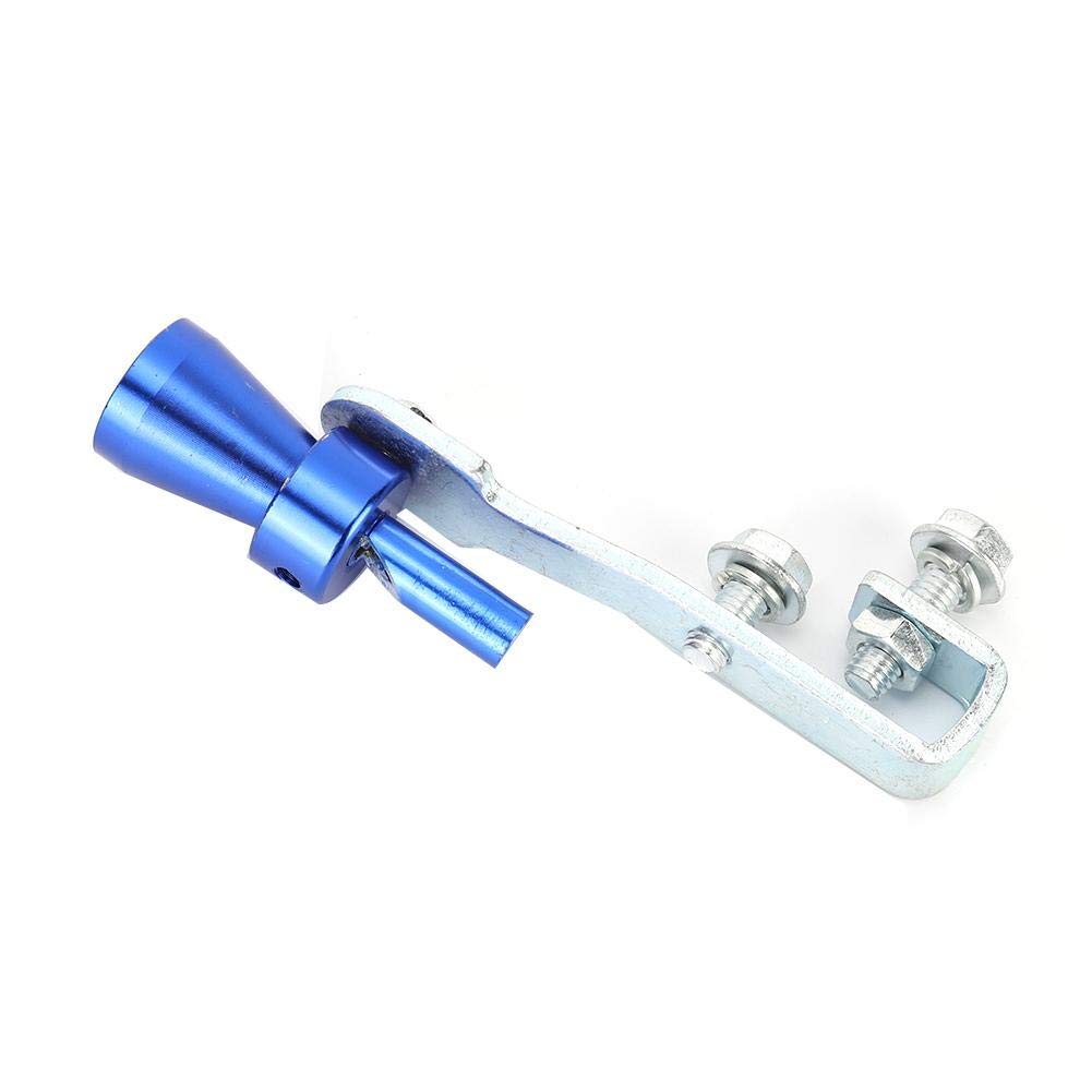 Qiilu Auto Turbo Sound Whistle Kit, Universal Turbo Sound Whistle Heckschalldämpfer Auspuff Pfeife Blau(TC-S) von Qiilu