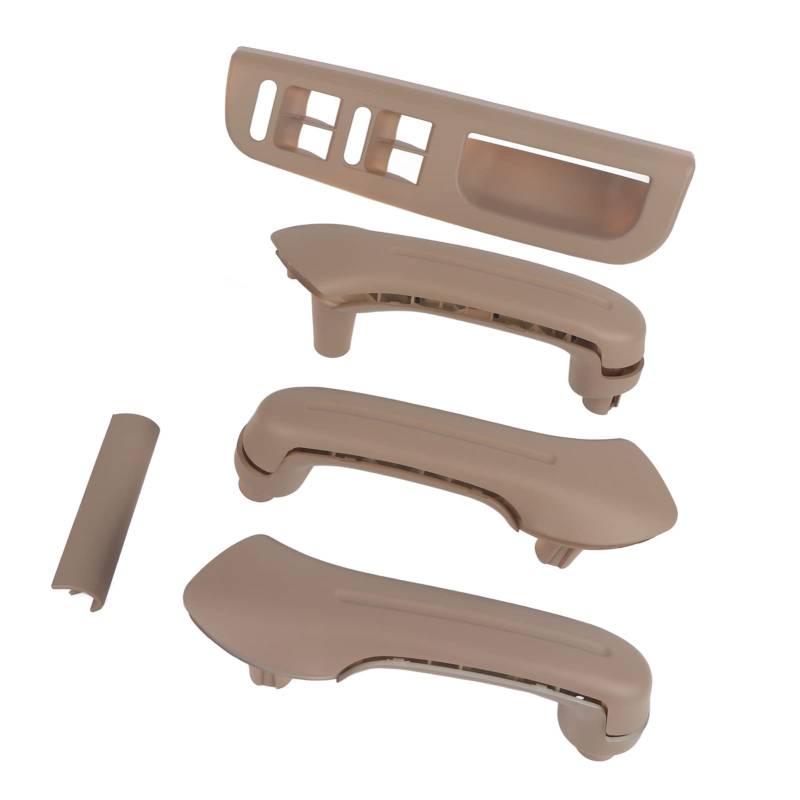 Qiilu Car Master Fensterheber Bedienfeld Verkleidung Lünette + 3 Innentürgriffe, 1J0867172A Passend für MK4(Beige) mk4 von Qiilu