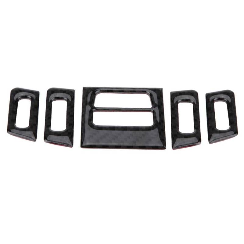 Vent Cover Trims, Qiilu Carbon Fiber Car Interior Klimaanlage Outlet Panel Rahmen Abdeckung Trim(B) von Qiilu