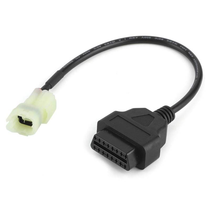 Kabel Obd2 do 4 pin體, Motocykl 4-pinowy Kabel diagnostyczny, OBD2 NA 4-pinowy Adapter diagnostyczny Kabel wykrywanie b??d體 motocykla cz??ci pasuj?ce do motocykli lub podobnych von Qiilu