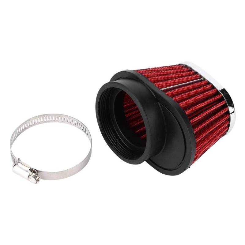 Luftfilter Motorrad 60mm, Luftfilter Pilz, Pilzkopf Motor Luftfilter Filter Zubehör 51mm 55mm 60mm (60mm) von Qiilu