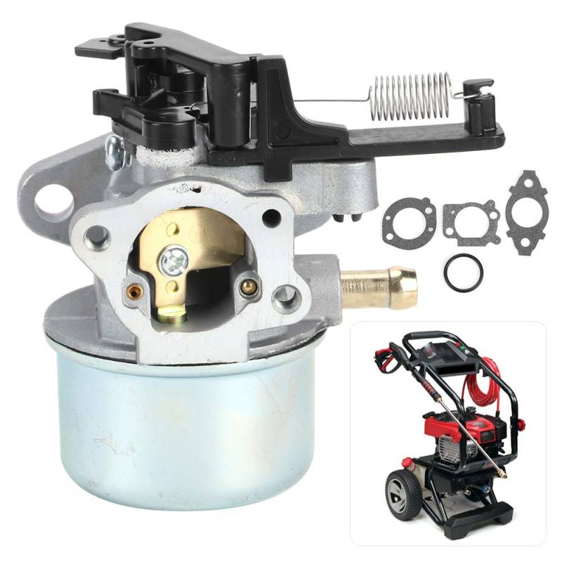 Qiilu Vergaserset, Aluminiumvergaser mit Dichtungen und Schürze Passend für Briggs und Stratton 2700-3000PSI Troy Bilt Power Washer 7,75 PS 8,75 PS 8,5 PS 594287 von Qiilu