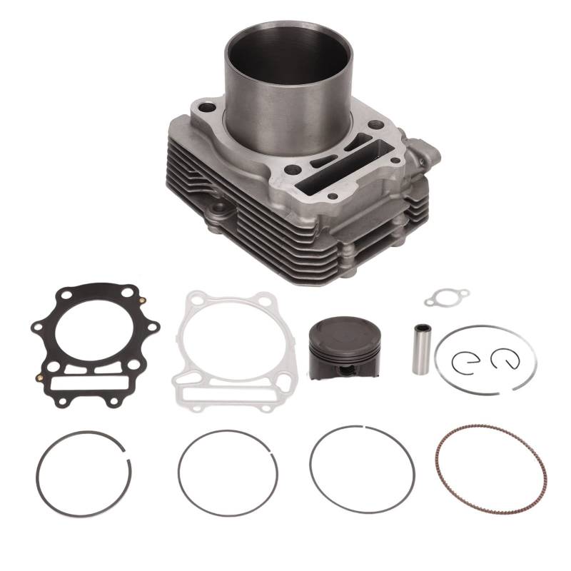 Qiilu Zylinderkolbenringdichtung Top End Rebuild Kit Ersatz für Suzuki Eiger 400 2002–2007, 1210 27H00 0F0, 11141 38F00, 11241 38F00, 12837 19B10, 12100 38F21 050 von Qiilu