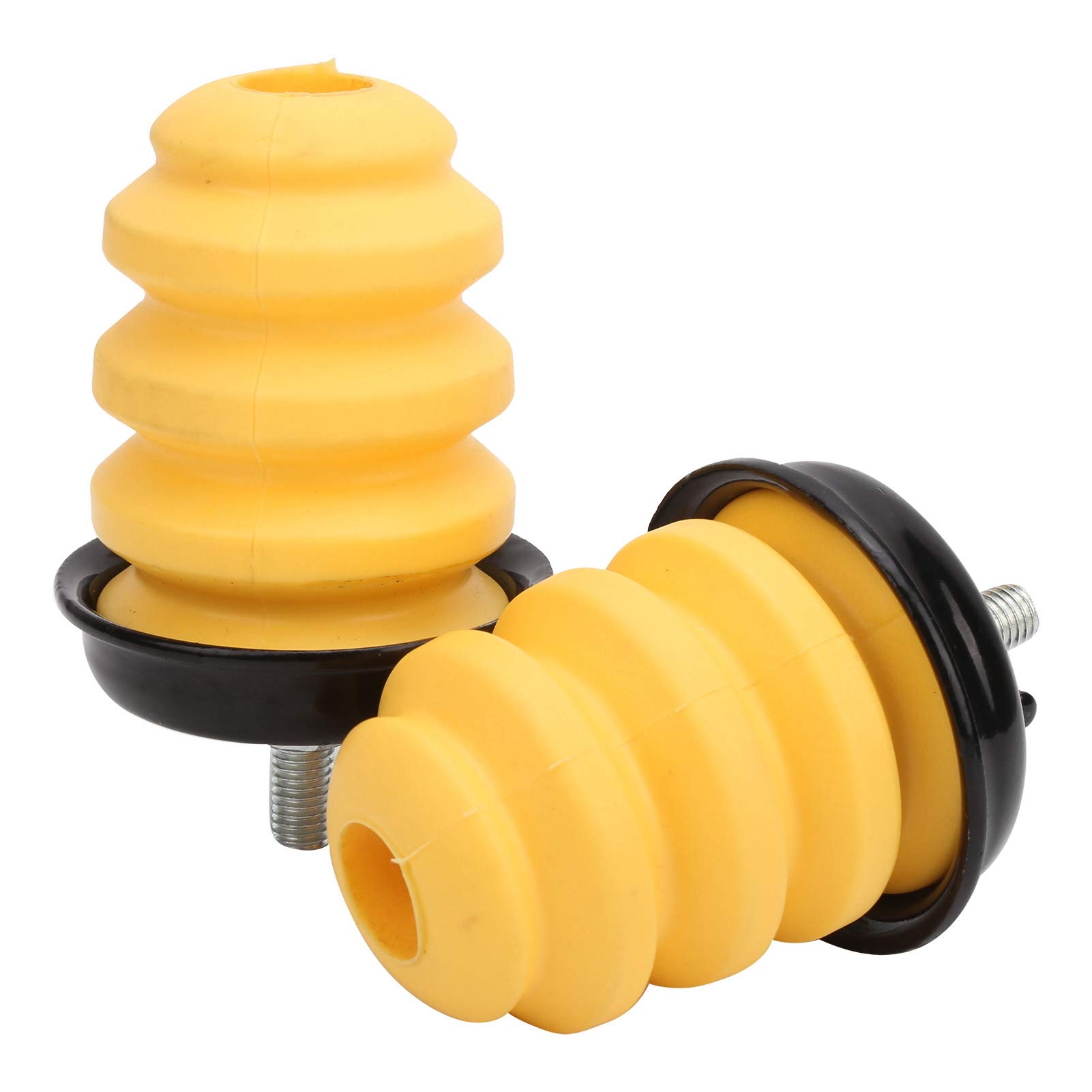 Rubber Bump Stops, 2 Stück 15712438 Bump Stop Heckrahmen Gummipuffer Fit für SILVERADO 1500 für SIERRA 1500 von Qiilu