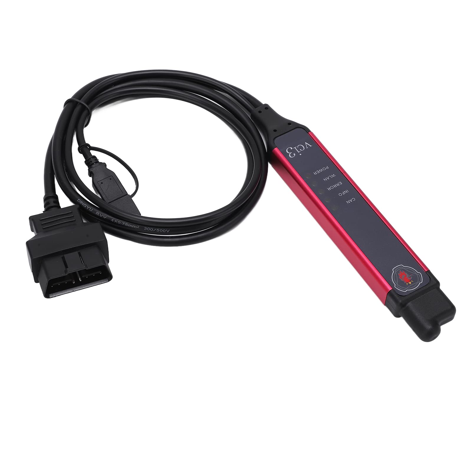 VCI 3 Adapter Scanner WiFi Wireless Truck Engine Fehlercodeleser Diagnose-Scan-Tool für Scania Truck von Qiilu