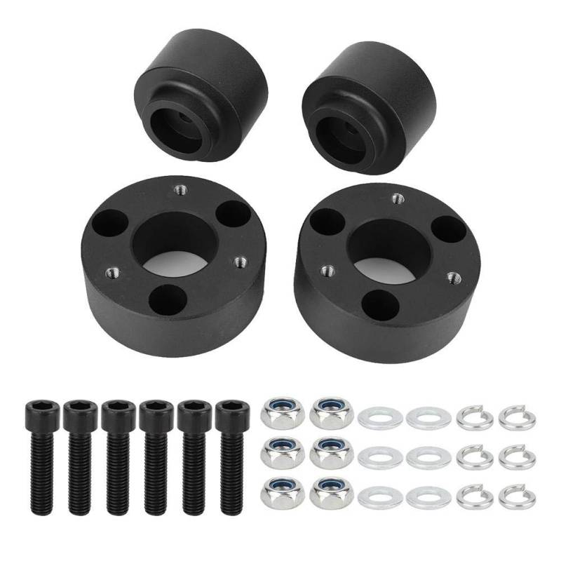 Front Leveling Lift Kit, 3" vorn und 2" hinten Nivellier-Lift-Kit für 1500 2009-2018 4WD, Abstandshalter für den Vorderradheber Hebeblöcke Hinten von Qiilu