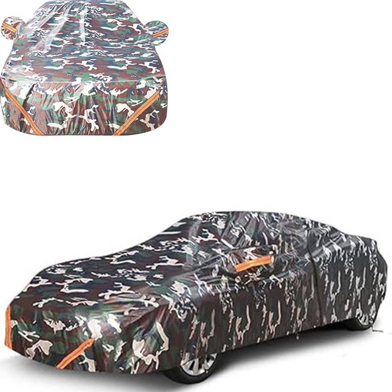 Autoabdeckung Für Mercedes-Benz A220 A250 A45 W176 W177 | wasserdichte Außenabdeckung Fürs Auto, Sonne, Regen, UV-Staub, Allwetterschutz Mit Reißverschlüssen(Camouflage,W177) von QiuShuiDr