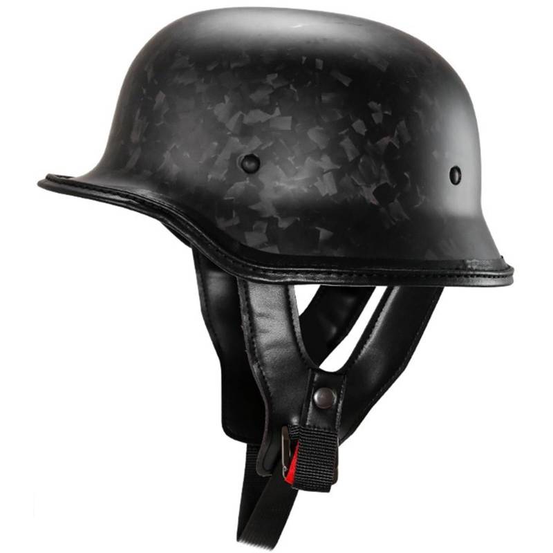 Retro Halbschalenhelm Deutsche Baseball Cap Mit Visier Retro Halbschalenhelm ECE-Zulassung Braincap Jethelm Rollerhelm Für Scooter Cruiser Motorrad ( Color : E , Size : X-Large ) von QiuShuiDr