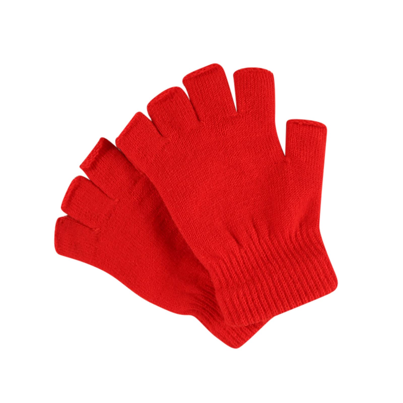 Qixiu 2 paar fingerlose handschuhe,driving gloves,handschuhe damen winter warm,bow wool gloves,handschuhe fingerlos herren,weiße handschuhe,lange handschuhe damen rot,wärme handstulpen, von Qixiu