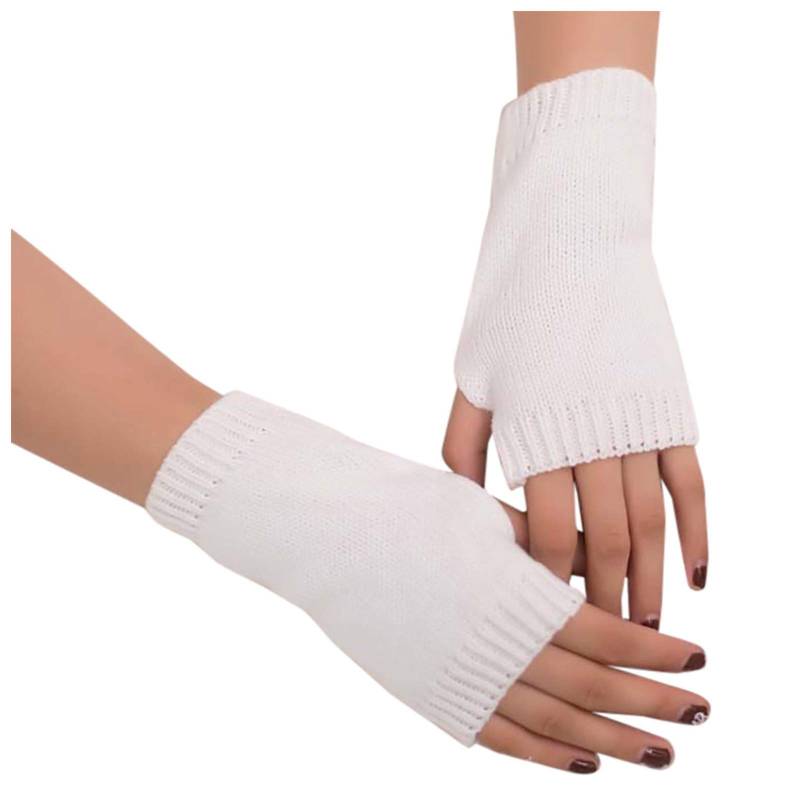 Qixiu Handschuhe für Hochzeit handschuhe damen schwarz Abendhandschuhe Warm long gloves women Winter Gestrickte Handschuhe Damen Accessoires von Qixiu