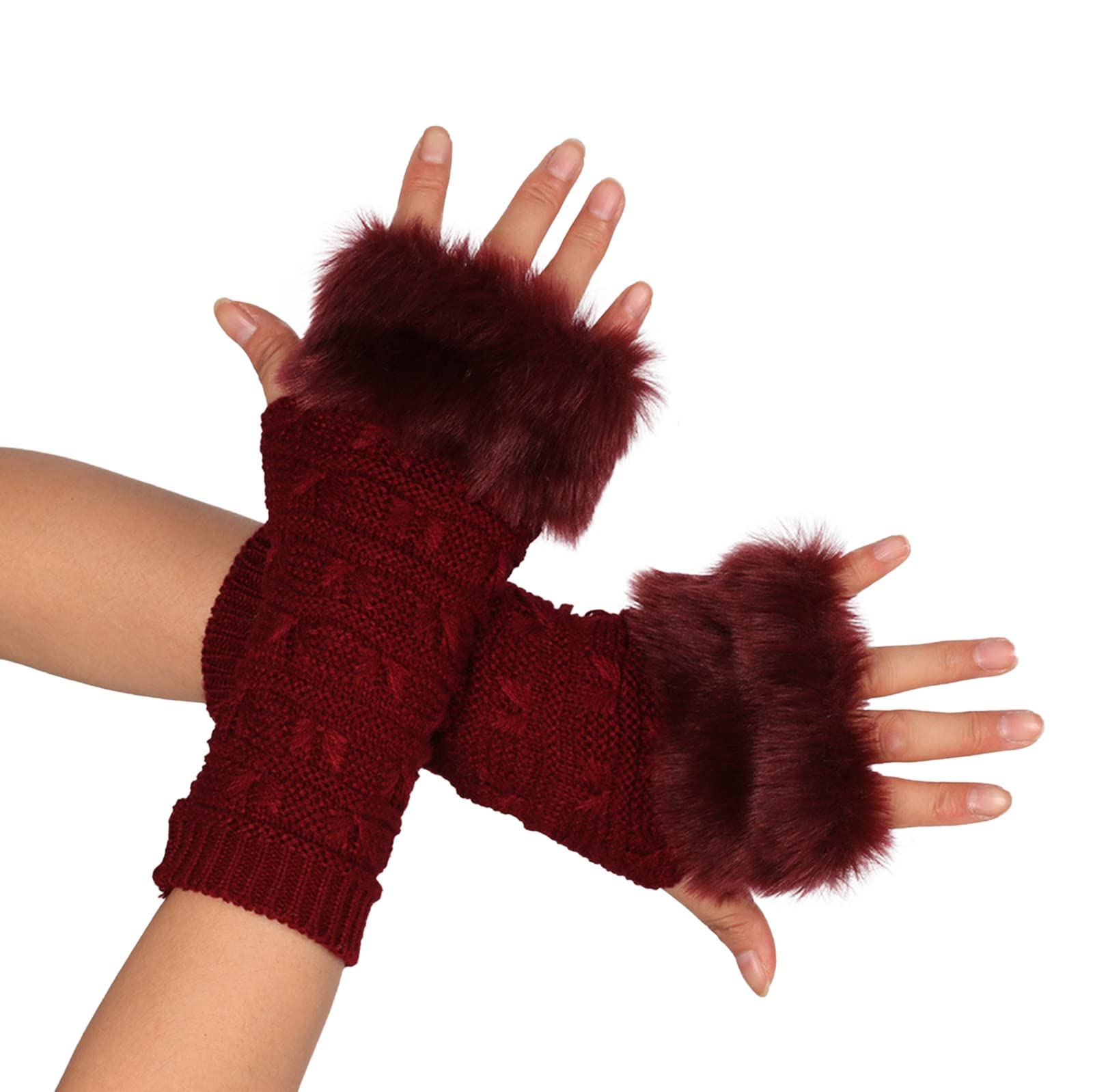 Qixiu fingerlose handschuhe,handschuhe handy damen,wärme handschuhe heizung frauen,laufhandschuhe damen winter,handschuhe fingerlos herren,damenhandschuhe schwarz,handschuhe kinder,gloves women von Qixiu