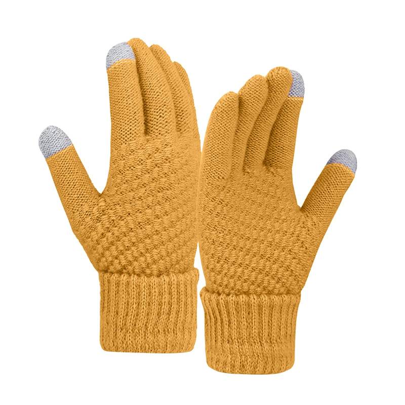 Qixiu warme handschuhe,handschuhe damen winter warm thermo,handschuhe frauen,winterhandschuhe herren touchscreen,dünne handschuhe herren,verlängerte fingerlose wollhandschuhe,winter gloves von Qixiu