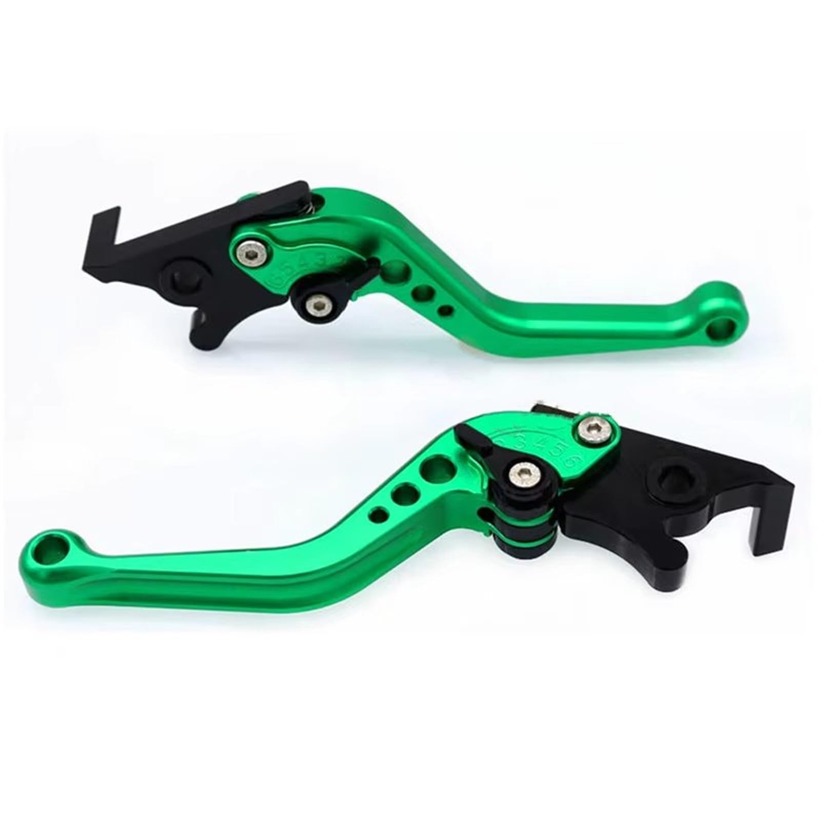 Brems Kupplungshebel CNC Motorrad Zubehör Kurze Bremse Kupplung Hebel Für VMAX V-MAX V MAX 1200 1985-2008 KupplungBremshebel(Green) von Qjahxkf