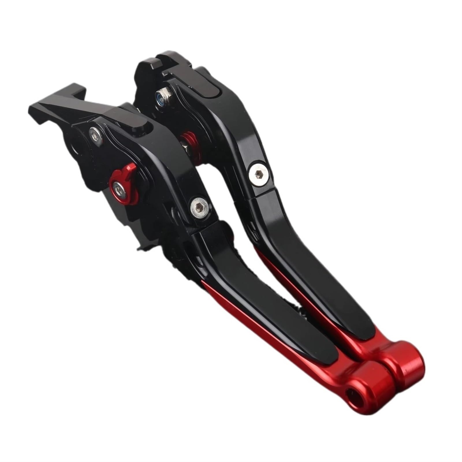 Brems Kupplungshebel Motorcycle Brake Lever Clutch Lever Set Folding Handle Guard Levers for 390/250/200/125 for Duke390 2010 11 12 13 14 15 16 17 18 2024 KupplungBremshebel(Black-Red) von Qjahxkf