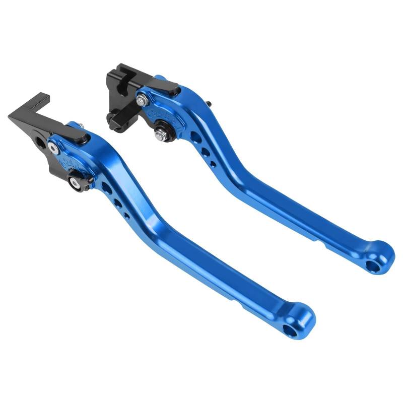 Brems Kupplungshebel Motorradzubehör CNC einstellbare Kupplungsbremshebel für NT1100 NT 1100 2021 2022 2023 Kurze und Lange Griffe Griffhebel KupplungBremshebel(Long Blue) von Qjahxkf