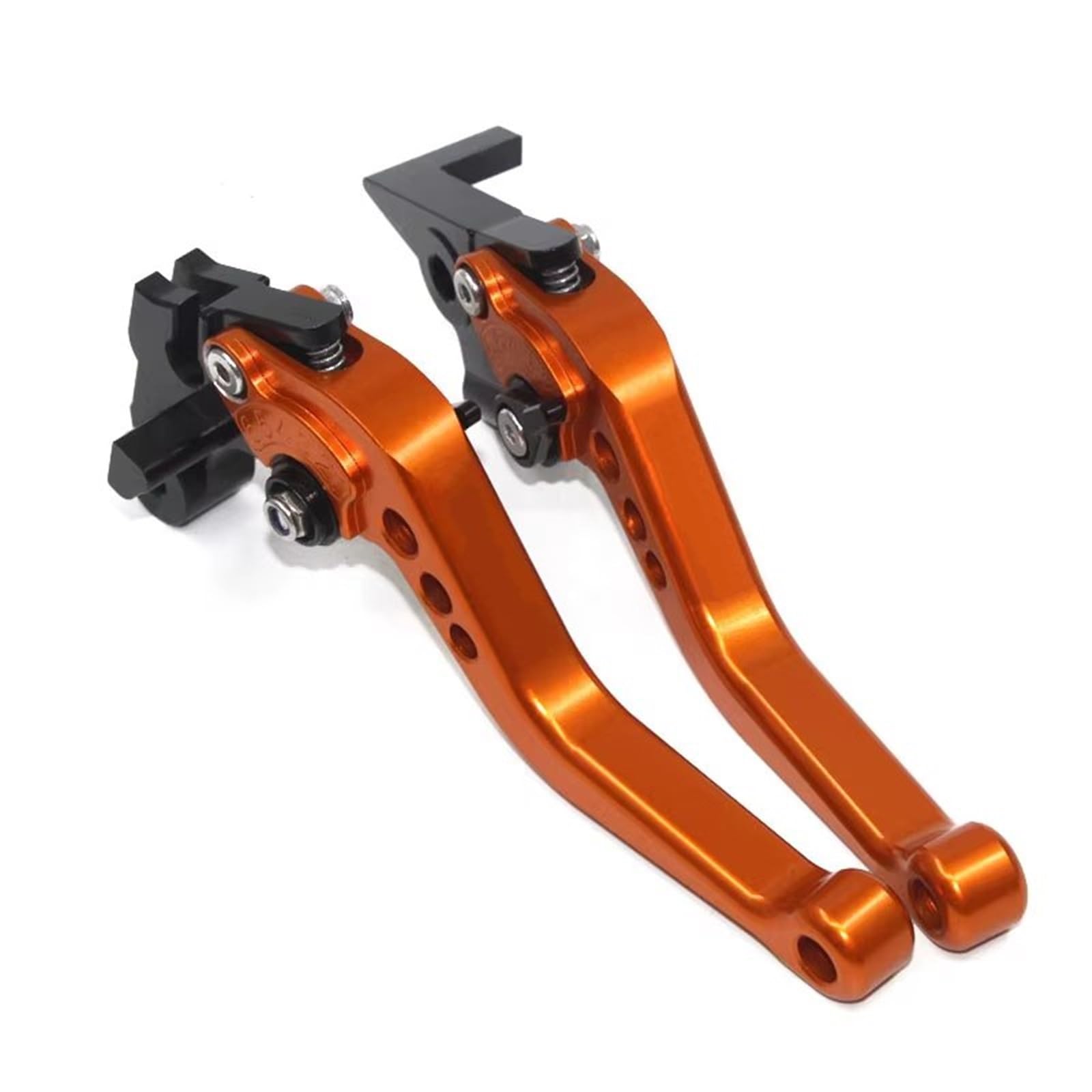 Brems Kupplungshebel Motorradzubehör Kurzbremskupplungshebel Für Kawasaki NINJA650/NINJA650R 2017 2018 2019 2020 2021 2022 KupplungBremshebel(Orange) von Qjahxkf