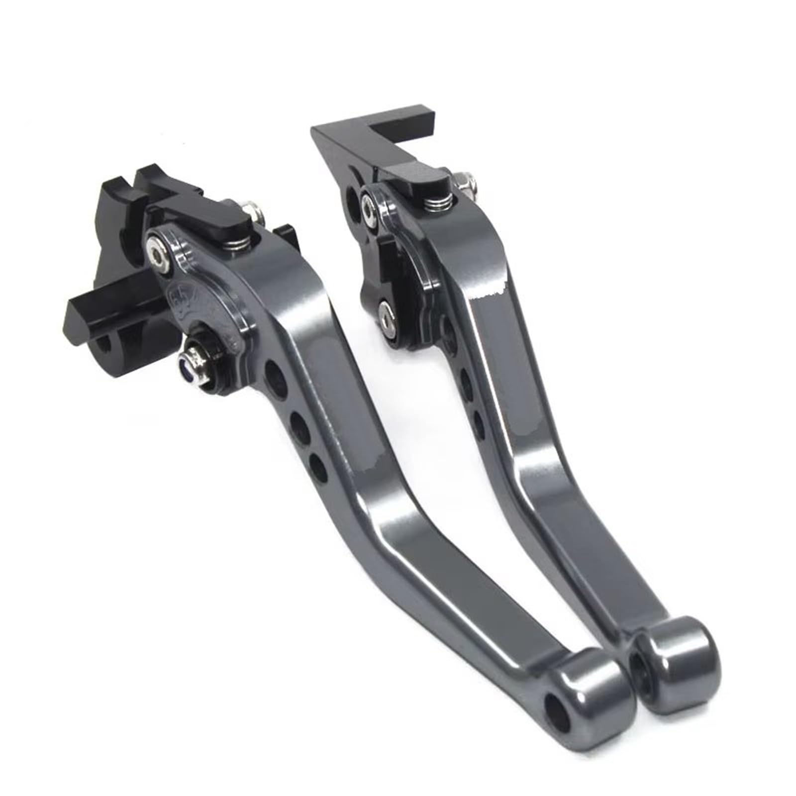 Brems Kupplungshebel Motorradzubehör Kurzbremskupplungshebel Für Kawasaki NINJA650/NINJA650R 2017 2018 2019 2020 2021 2022 KupplungBremshebel(Titanium) von Qjahxkf