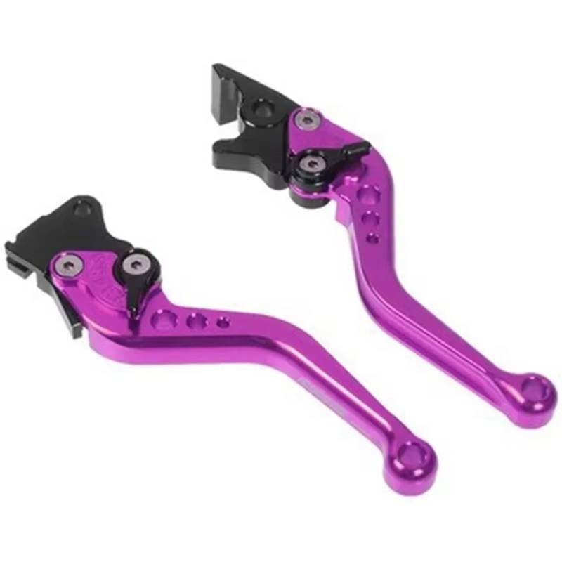 Brems Kupplungshebel Universelle Passform für Motorräder mit einem Lenkerdurchmesser von 22 mm. Kupplungsbremsgriff-Trommelhebel passend KupplungBremshebel(Purple) von Qjahxkf