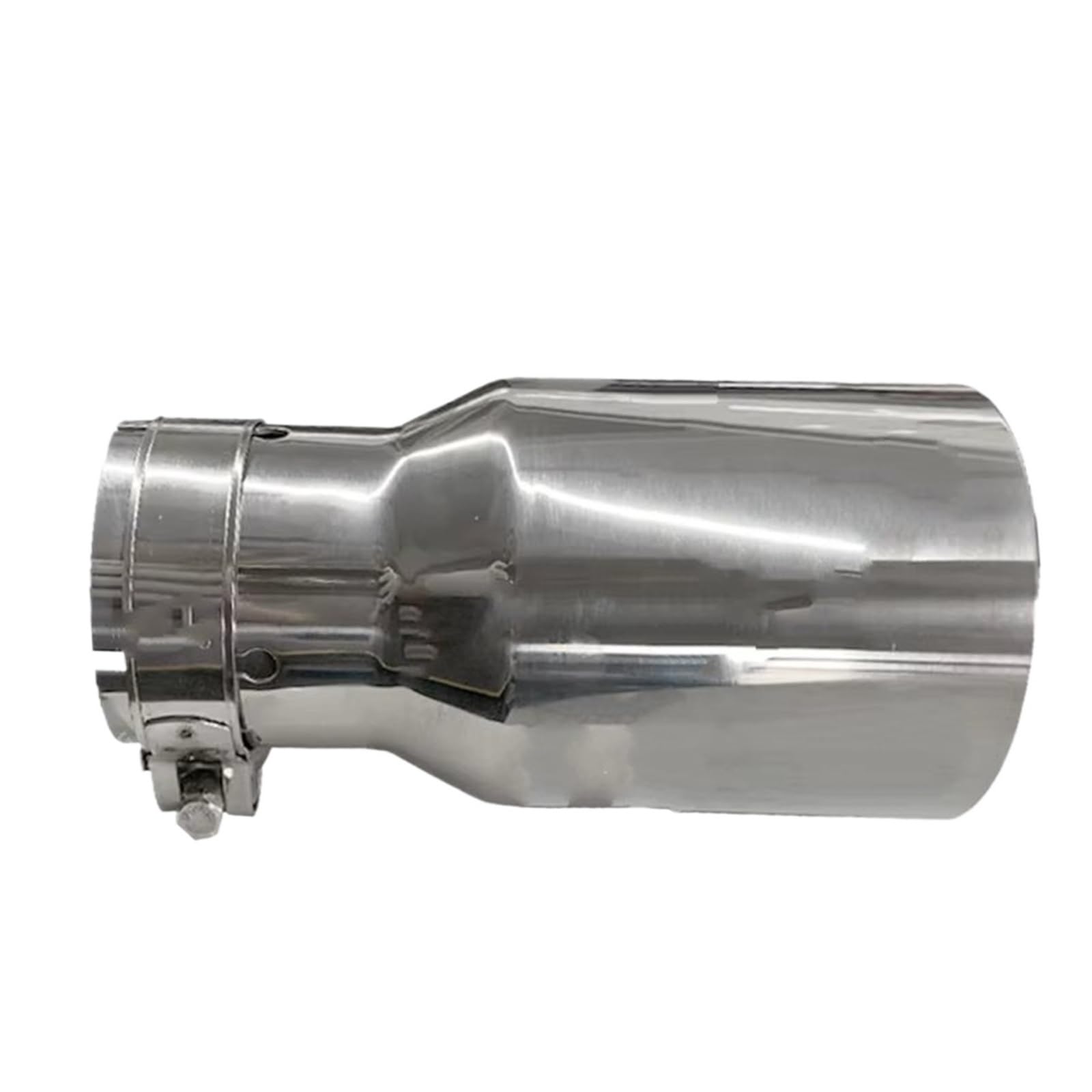 Edelstahl Auspuff Endrohr Edelstahl-Fahrzeugumrüstung Universal-Auspuff-Auto-Heck-Kehle-Auto-Modifikation für E90-Auspuffspitze W222-Rohr Endrohr Auspuffblende(In51-89) von Qjahxkf