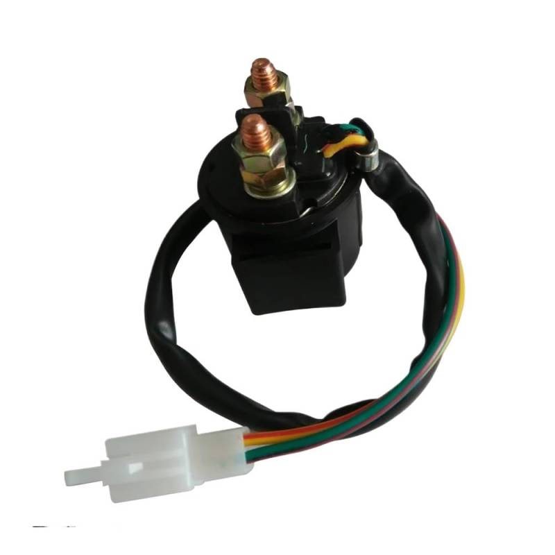 Anlasser Magnetrelais Motorrad Motorrad Starter Magnet Relais 2 Draht 2 Pin Stecker Starter Relais Für Motorrad ATV 50cc-250cc GY6 Zubehör von QmeNa