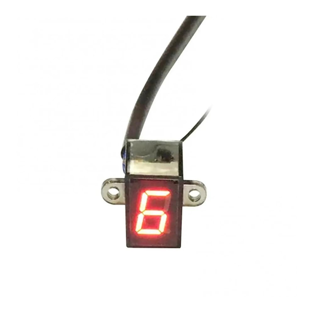 Ganganzeige Motorrad 12V Display Anzeige Universal Motorrad Digital Schalthebel Sensor Display von QmeNa