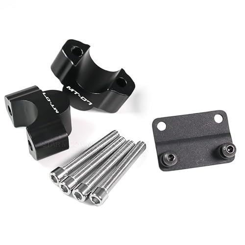 Motorrad Lenker Riser Bremsschlauch-Verlängerungsadapter Für Yam&aha MT 07 MT07 2021 2022 – Motorrad-Drag-Bar-Lenker-Riser-Kit, Tacho-Verlegung von QmeNa