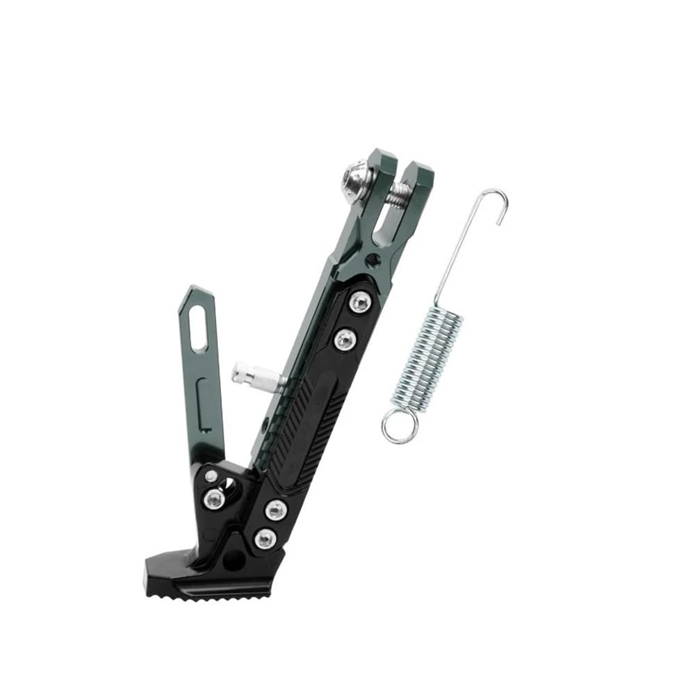 Motorrad Seitenständer Halterung Parkständer Motorrad Kickstand Kick Bracket Motorrad Einstellbare Metall Fuß Seite Stehen Supportor Parkplatz Motorrad Zubehör von QmeNa