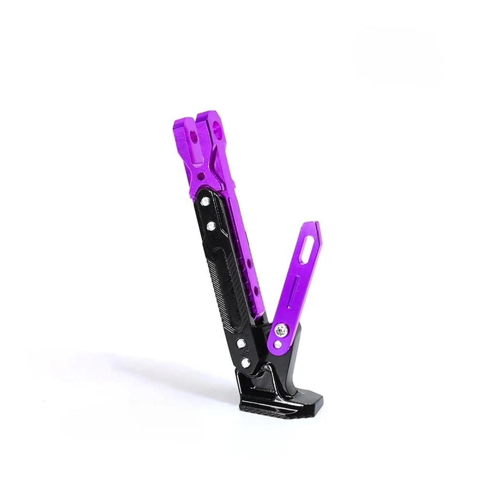 Motorrad Seitenständer Halterung Parkständer Motorrad Ständer Parkplatz Kick Stand Halterung Fuß Seite Supportor Krücken Halter Dirt Bike Motorrad Zubehör Universal von QmeNa