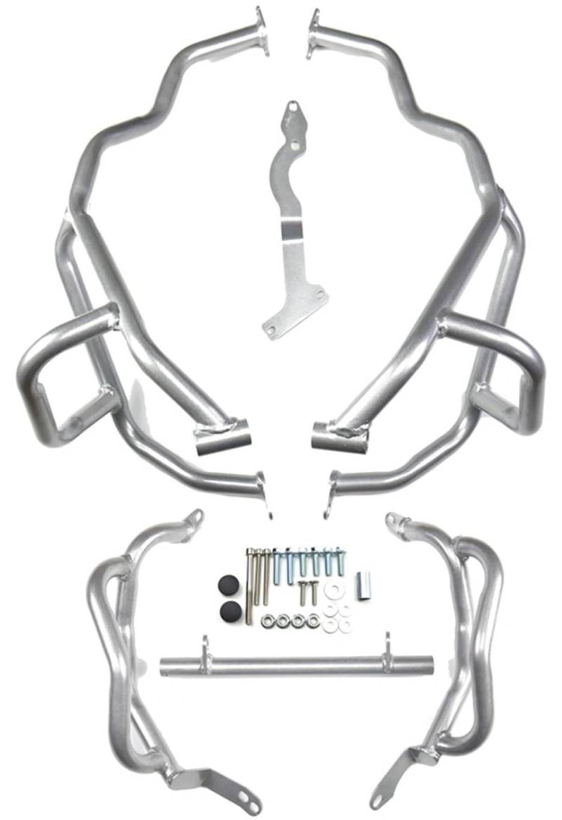 Motorrad Stoßstange Crash Bars Motorrad Oberer Und Unterer Motorschutzbügel Sturzbügelschutz Für VOGE DS525X DS 525X 525 DSX 525DSX 2023 von QmeNa