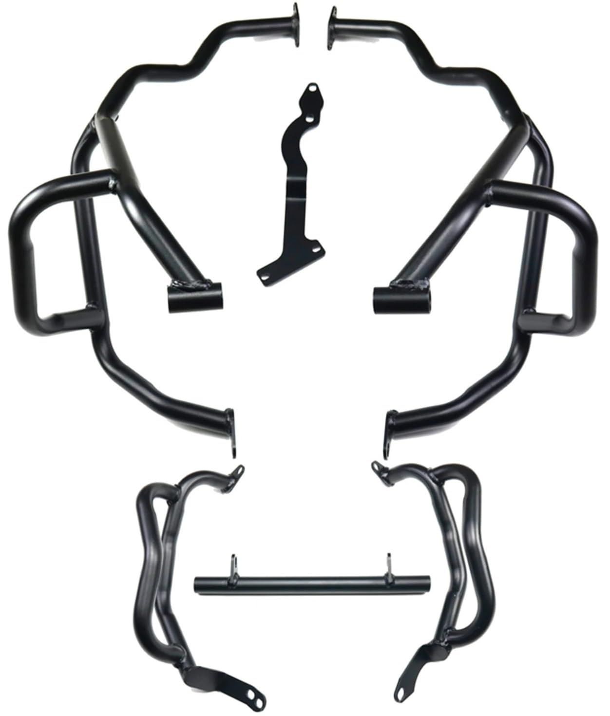 Motorrad Stoßstange Crash Bars Motorrad Oberer Und Unterer Motorschutzbügel Sturzbügelschutz Für VOGE DS525X DS 525X 525 DSX 525DSX 2023 von QmeNa