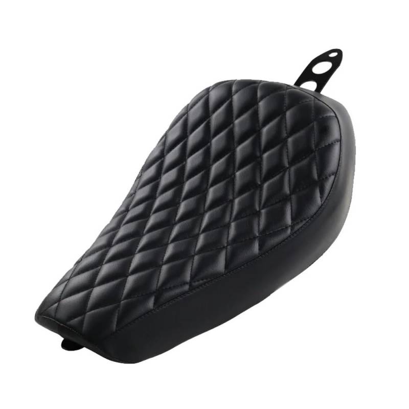 Motorradsitz Bobber Sitz Motorradteil Schwarzes Leder Fahrer Vordersitzkissen Zubehör Für Ha&rley Für Sportster XL 883 1200 48 72 Für Forty Eight 2016-2020 von QmeNa