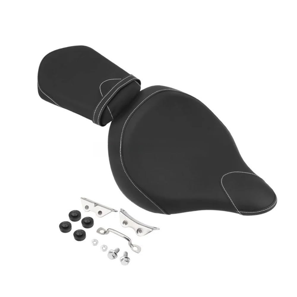 Motorradsitz Bobber Sitz Sitz Vorne Fahrer Hinten Passagier Leder Kissen Pad Motocross Für Yam&aha Für Bolzen 950 XV950 XVS 950 Für SPEC R/C 2013-2019 von QmeNa