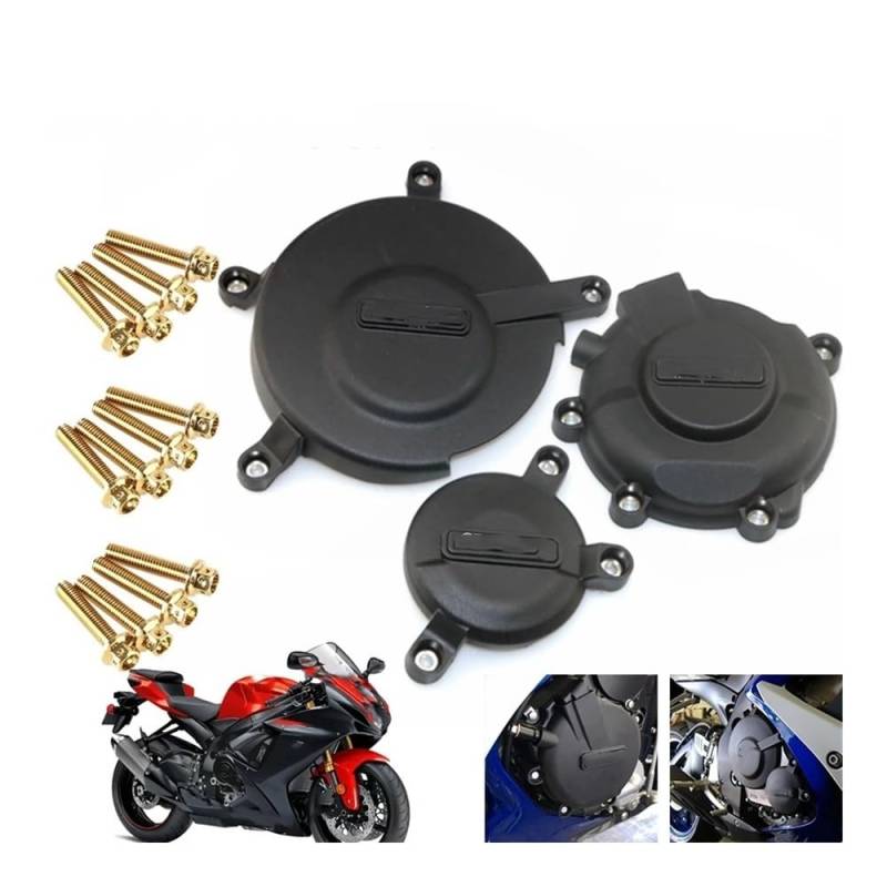 Motorräder Motorabdeckung Motorrad-Motorabdeckungs-Schutzhülle Für SU&ZUKI GSXR600 GSXR750 2006–2023 K6 K7 K8 K9 Motorrad-Motorgehäuse-Sparer von QmeNa