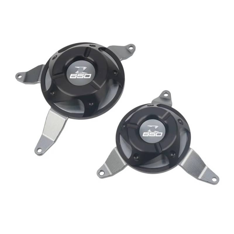 Motorräder Motorabdeckung Motorrad Zubehör Motor Stator Starter Abdeckung Slider Schutz Fit Für Z650 Z 650 Für NINJA650 Für NI&nja 650 2017-2023 von QmeNa