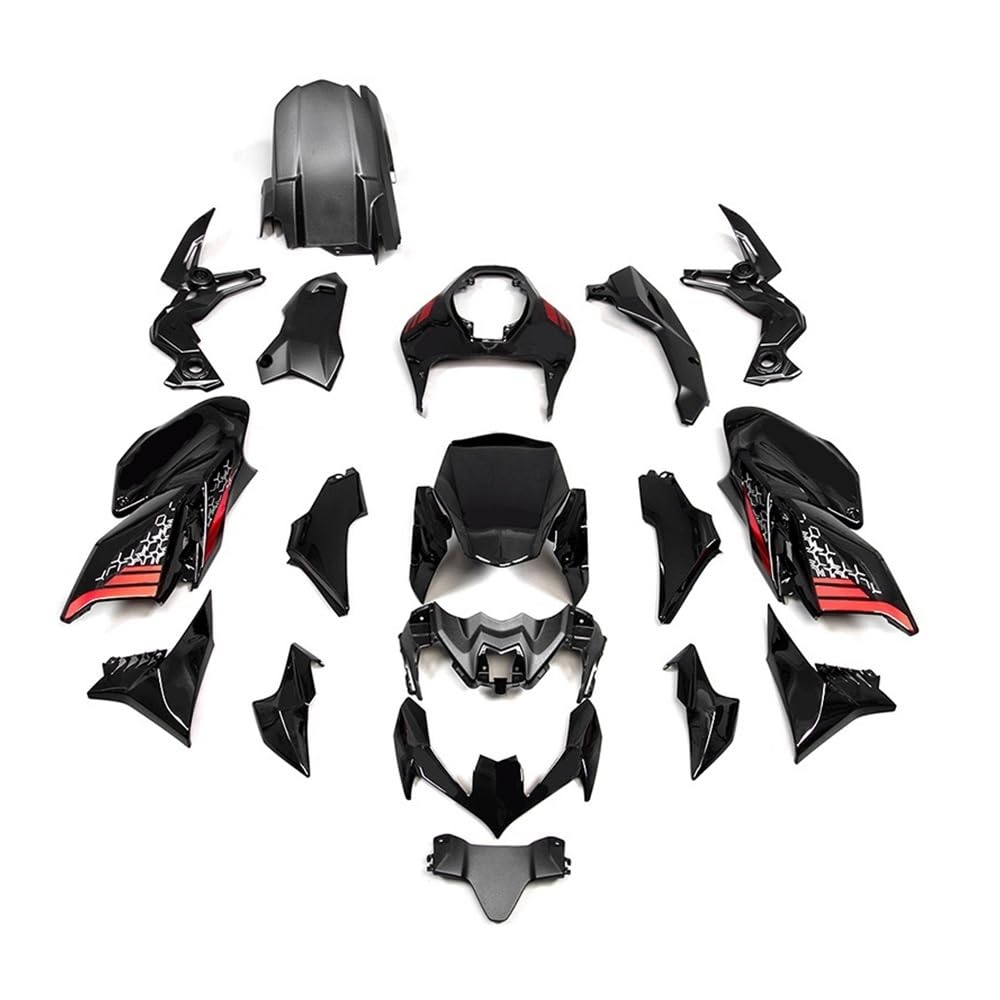 Verkleidungshauben Set Für Z 900 ZR 900 2022 Motorrad Verkleidungen Gemalt ABS Kunststoff Karosserie Kit Sets Fit Für Ka&wasaki Z900 ZR900 2020 2021 von QmeNa