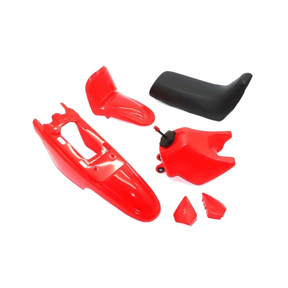 Verkleidungshauben Set Karosserie Kunststoff Verkleidung Body Kit Für Yam&aha PW50 PY50 PW 50 Pee Wee Kunststoff Körper Sitz Gas Tank Kit von QmeNa