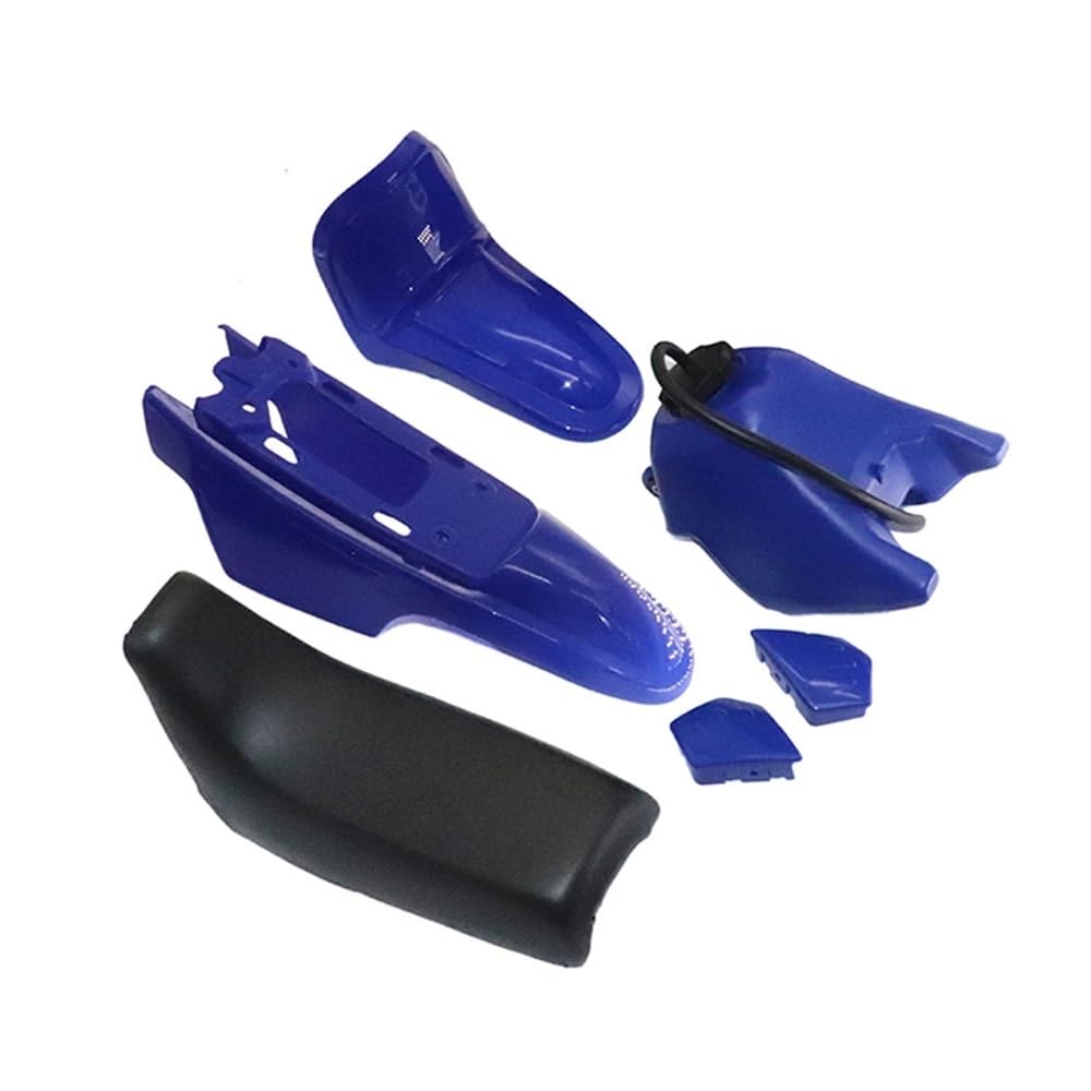 Verkleidungshauben Set Karosserie Kunststoff Verkleidung Body Kit Für Yam&aha PW50 PY50 PW 50 Pee Wee Kunststoff Körper Sitz Gas Tank Kit von QmeNa