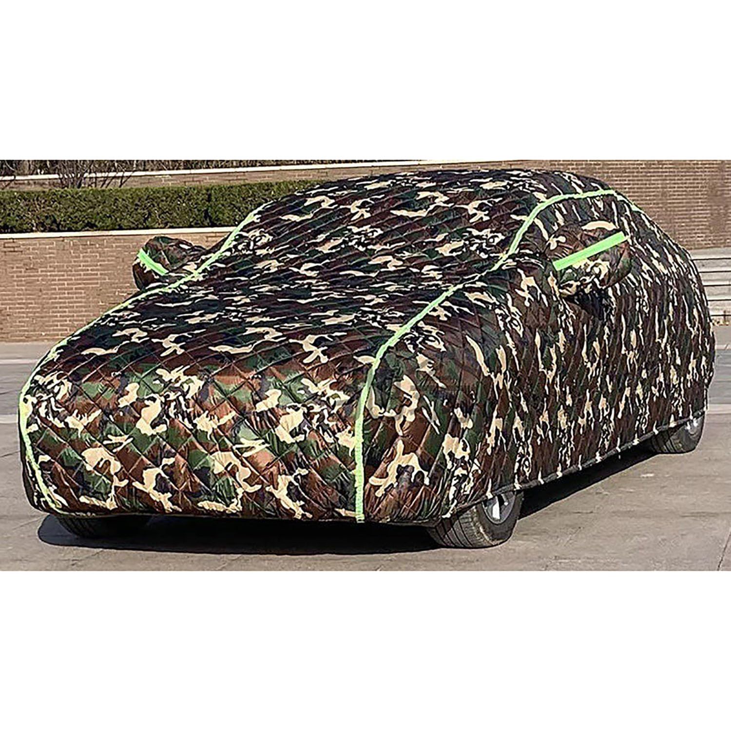 für Audi A3 A4 A5 Cabrio dauerhaft Autoabdeckung Autoabdeckung Auto Body Sun Regen Staubdichte wasserdichte Abdeckung verdicken,J-Digital Camouflage-Green von QqzzzH