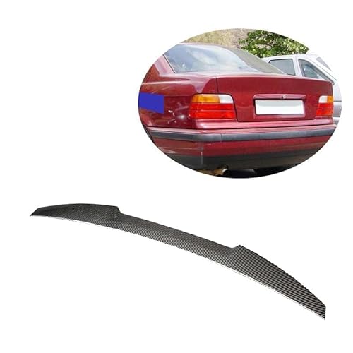 für BMW 3Series E36 4Door 1991-1998 Auto Kofferraum Heck Spoiler,Heckspoiler Heckflügel,Auto-Tuning-Zubehör von QqzzzH